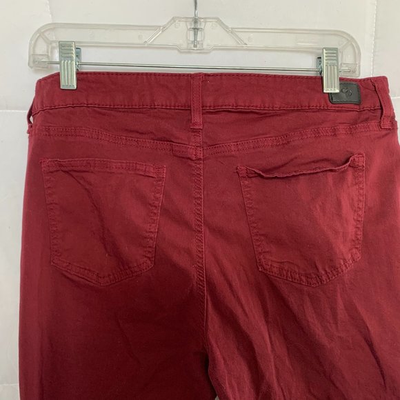 Celebrity Pink Merlot/Maroon Jayden Skinny Jeans - Picture 6 of 7